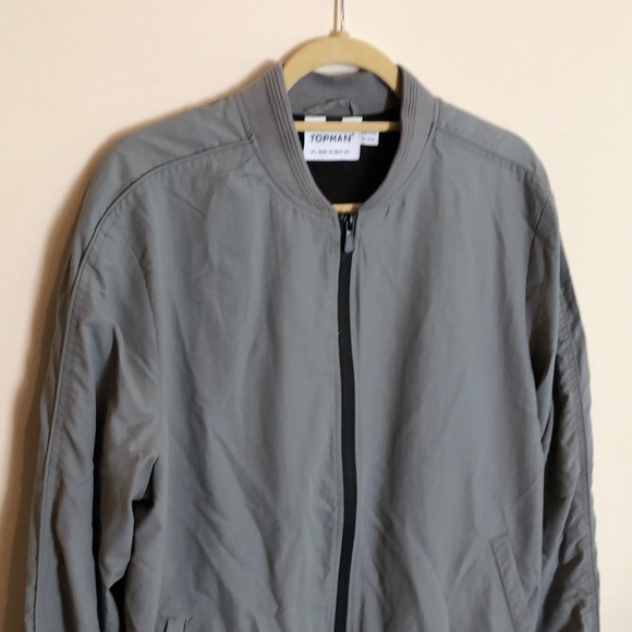 Topman Jackets Coats Topman Bomber Jacket L Poshmark